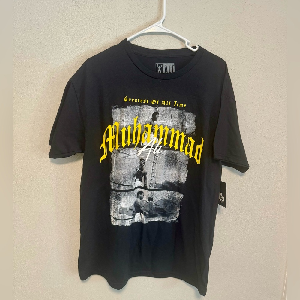 muhammad Ali “greatest Of All Time” Men’s Large Black Short Sleeve Tshirt. NWT
